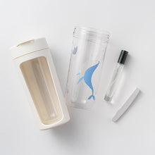 Load image into Gallery viewer, S+ PURE 純粹杯 700ml 感溫藍白鯨 冷藍 熱白 無墊圈 零死角